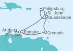 Itinéraire -  Trésors Exotiques - CFC Compagnie Française de Croisières