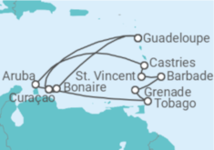 Itinéraire -  Culture et Traditions des Caraïbes - CFC Compagnie Française de Croisières