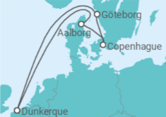 Itinéraire -  Escapade Scandinave - CFC Compagnie Française de Croisières