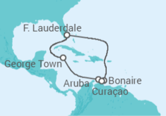 Itinéraire -  Iles Caiman, Aruba, Curaçao, Bonaire, Saint-Eustache et Saba - Celebrity Cruises