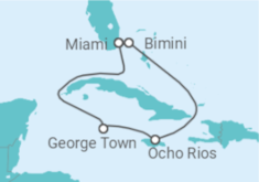 Itinéraire -  Iles Caiman, Jamaique - Virgin Voyages