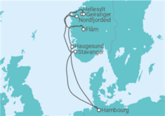 Itinéraire -  Norvège - Boissons incluses - Costa Croisières