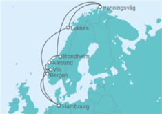 Itinéraire -  Norvège - Boissons incluses - Costa Croisières