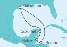 Itinéraire -  Mexique, Belize, Honduras - Carnival
