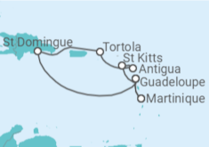 Itinéraire -  Horizons Tropicaux  - Costa Croisières