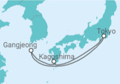 Itinéraire -  Japon - MSC Croisières