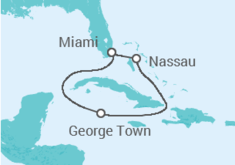 Itinéraire -  Bahamas, Iles Caiman - Royal Caribbean