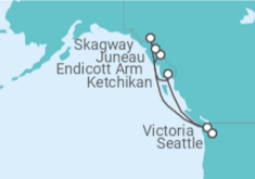 Itinéraire -  Alaska - Princess Cruises