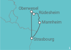 Itinéraire -  Le Rhin en fête - CroisiEurope