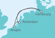 Itinéraire -  Belgique, Hollande - AIDA