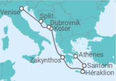 Itinéraire -  Grèce, Monténégro, Croatie - Costa Croisières
