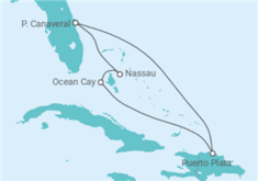 Itinéraire -  Bahamas - Boissons incluses - Vols inclus - MSC Croisières