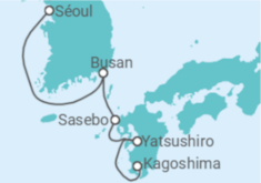 Itinéraire -  Corée Du Sud, Japon - Boissons incluses - Costa Croisières