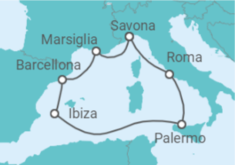 Itinéraire -  Iles Canaries et Madère - AIDA