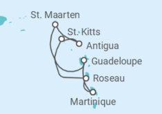 Itinéraire -  Royaume-Uni, France, Belgique, Hollande - AIDA