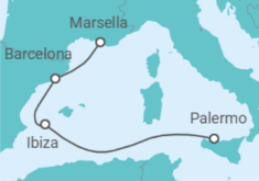 Itinéraire -  De Lisbonne (Portugal) à Rome (Civitavecchia) - Holland America Line