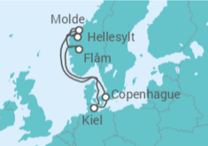 Itinéraire -  Danemark, Norvège - MSC Croisières