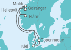 Itinéraire -  Norvège, Allemagne - Boissons incluses - MSC Croisières