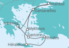 Itinéraire -  Turquie, Grèce - Boissons incluses - Costa Croisières