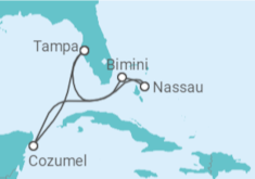 Itinéraire -  Mexique, Bahamas - Celebrity Cruises