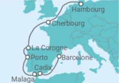 Itinéraire -  Espagne, Portugal, France - Costa Croisières
