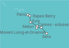 Itinéraire -  Escales royales et cités médiévales, croisière sur la Petite Seine, à la rencontre de lhistoire de F - CroisiEurope