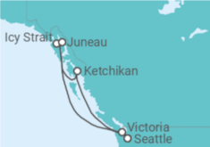 Itinéraire -  Alaska - Royal Caribbean