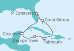 Itinéraire -  Jamaique, Iles Caiman, Mexique - Norwegian Cruise Line
