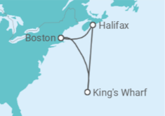 Itinéraire -  Canada, Bermudes - Norwegian Cruise Line