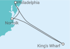 Itinéraire -  Bermudes, États-Unis - Norwegian Cruise Line