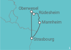 Itinéraire -  Le Rhin en fête - CroisiEurope