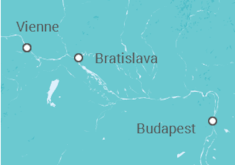 Itinéraire -  Les capitales danubiennes : Vienne - Budapest - Bratislava (port-port) - CroisiEurope
