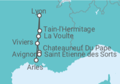 Itinéraire -  Le Rhône provençal et la Camargue (formule port/port) - CroisiEurope