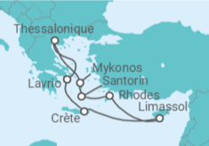 Itinéraire -  Grèce, Chypre - Celestyal Cruises