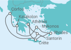 Itinéraire -  Grèce : Pays aux multiples facettes - Norwegian Cruise Line