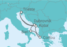 Itinéraire -  À la découverte des Balkans - MSC Croisières