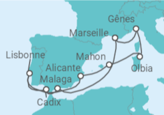 Itinéraire -  Saveurs et Cultures de la Méditerranée - MSC Croisières