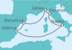 Itinéraire -  Dolce Vita - MSC Croisières