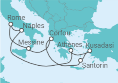 Itinéraire -  Italie, Grèce et Turquie - Princess Cruises