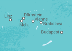 Itinéraire -  Les perles du Danube (formule port/port) - CroisiEurope