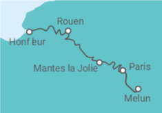 Itinéraire -  La Seine et ses méandres, un fleuve unique (formule port/port) - CroisiEurope