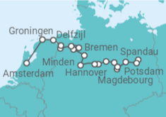 Itinéraire -  De Berlin à Amsterdam (formule port/port) - CroisiEurope