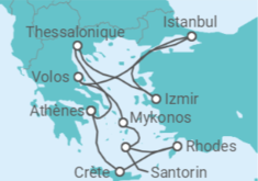 Itinéraire -  Grèce, Turquie - Norwegian Cruise Line
