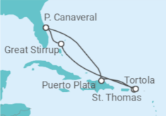 Itinéraire -  Antilles et Île Privée - Norwegian Cruise Line