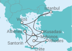 Itinéraire -  Turquie, Grèce - Norwegian Cruise Line