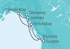 Itinéraire -  Alaska - Princess Cruises
