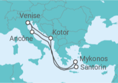 Itinéraire -  Venise et Pays de Pierre et Lumière - avec Boissons - MSC Croisières