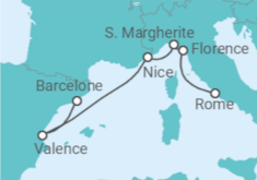 Itinéraire -  Plages de Méditerranée  - Celebrity Cruises