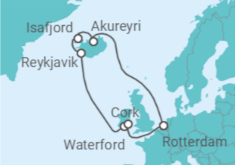Itinéraire -  Islande et Irlande  - Celebrity Cruises
