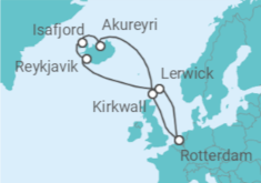 Itinéraire -  Islande et Royaume-Uni  - Celebrity Cruises